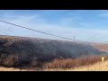 Small outside fire