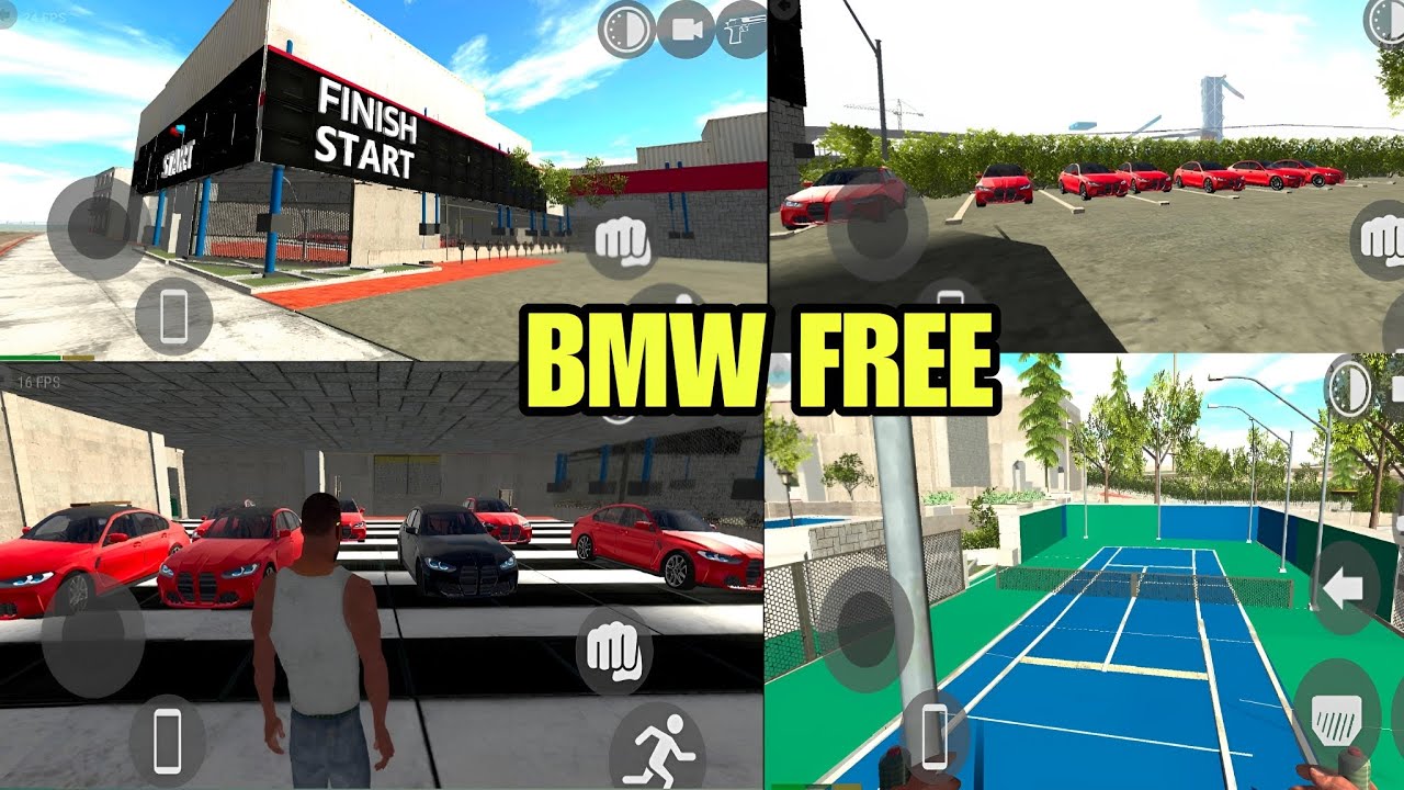 BMW+ train in Indian bike driving 3D and opening new BMW car showroom🤑😱 ...