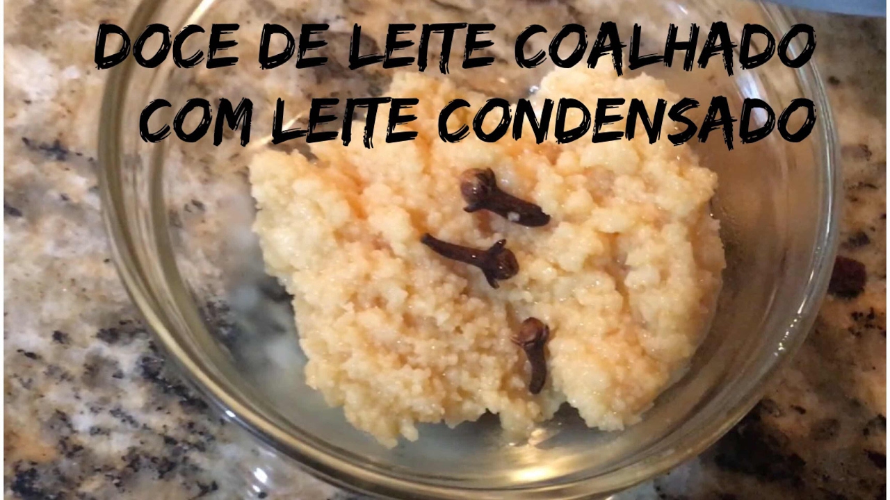 Doce de leite coalhado com leite condensado | por Samara Moraes - YouTube