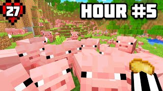 I Made a PIG PARADISE for Technoblade in Minecraft Hardcore!