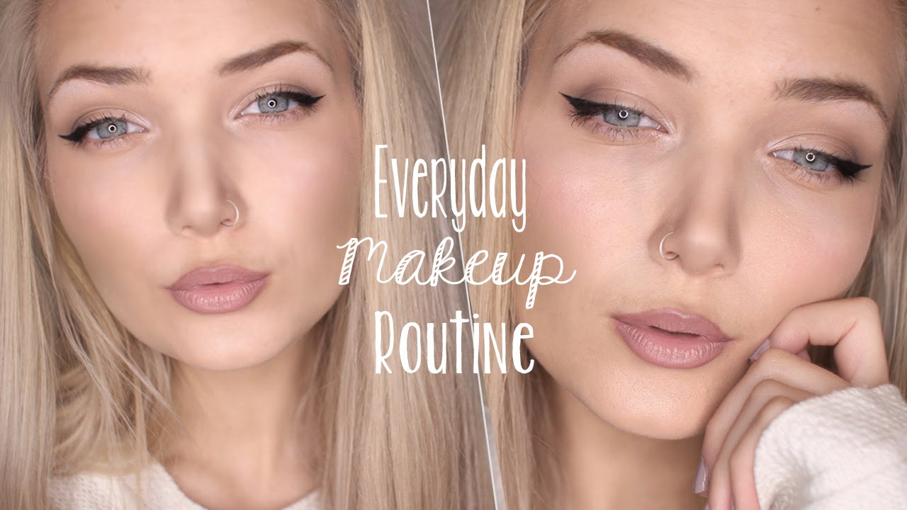 My Everyday Makeup Routine Tutorial Mostly Drugstore 2015