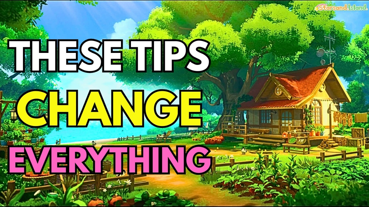 10 ADVANCED Tips you NEED TO KNOW in Starsand Island