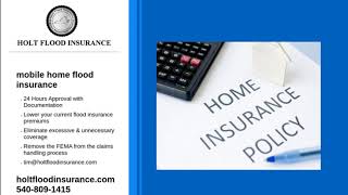 mobile home flood insurance