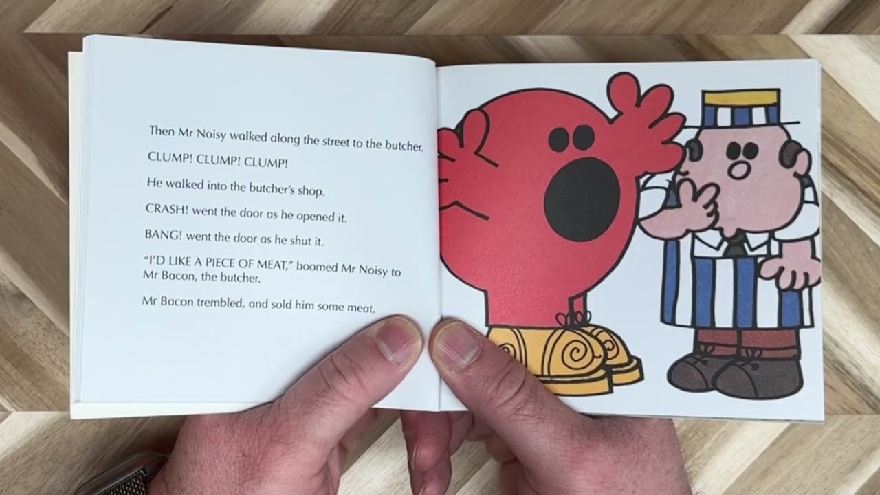 Mr Noisy from the Mr Men series of books