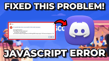 How To Fix Discord JavaScript Occurred In The Main Process Error (2023)