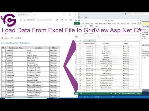 Load Data from Excel Sheet to Gridview Asp.net C#