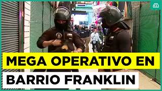 Operativo en Barrio Franklin: Realizan control migratorio e incautación de ropa falsificada y droga