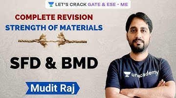 SFD & BMD | Complete Revision of Strength of Materials | GATE & ESE 2021 | Mudit Raj