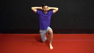 Half Kneeling Thoracic Mobility exercise demonstration by Dr. Brian Fischer