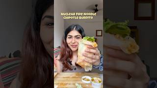 Nuclear Fire Noodle Chipotle Burrito