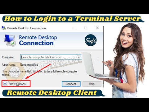 How to Login to a Terminal Server with Remote Desktop Client || #RDP