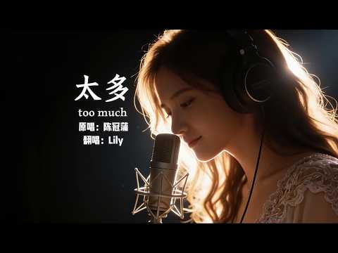 你们说上次唱得太轻？听听这版！🎤 Lily重制《太多》，致敬经典 (Cover 陈冠蒲)