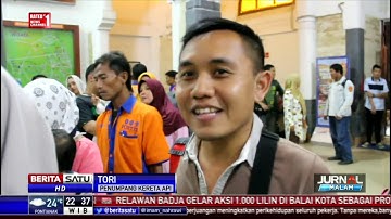 Stasiun Cirebon Dipenuhi Penumpang Arus Balik Libur Panjang