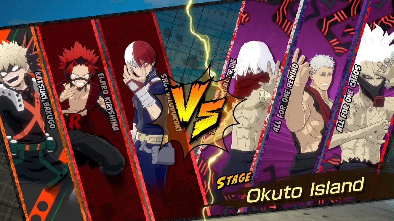 MY HERO ACADEMIA All’s Justice Shoto Ejiro Katsuki vs All for one