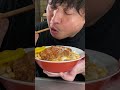 特盛のカツ丼にはサッポロ一番塩らーめんなんよ。#shorts #short #飯テロ #大食い #まいにちごはん #グルメ好き #noodles