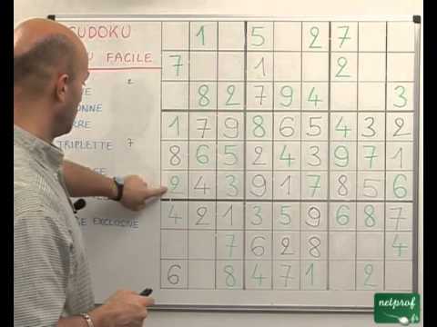 Sudoku. Niveau 1 : facile