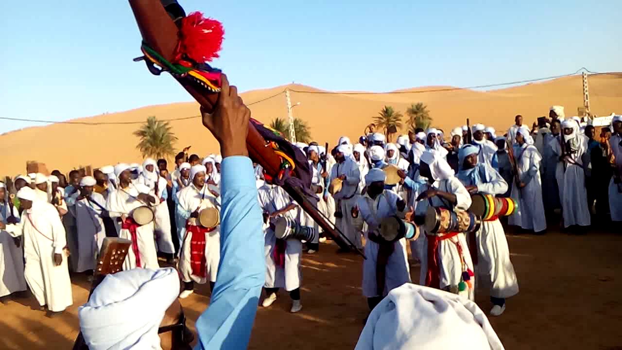 فرقة البارود لقصر اقبور اقروت في قصر توكي#الرقص بللهجة الزناتية 28/04/2018