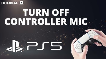 How to turn off mic on PS5 controller