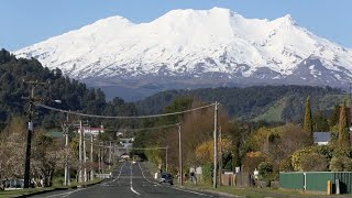 Mount Ruapehu - Driving Ohakune Mountain Road to Turoa Ski Field
