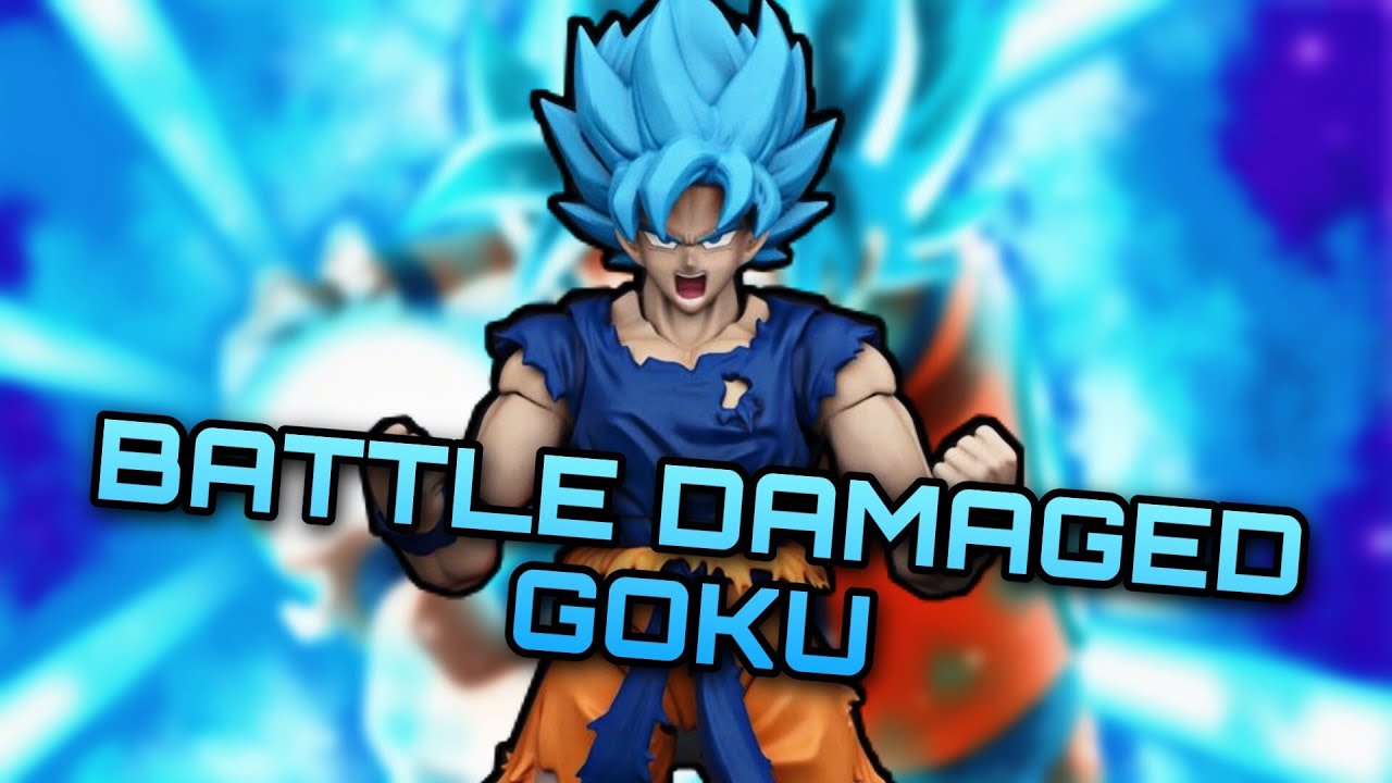 Demoniacal Fit Battle Damaged Super Saiyan Blue Goku Official