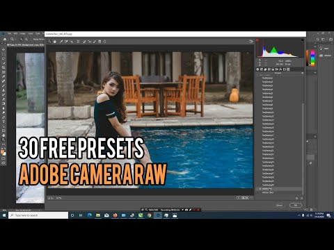 Cara Memasukkan Preset xmp Camera Raw Adobe Photoshop CC 2019 (Free 30 Presets)