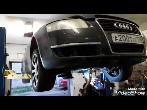 Замена гофры глушителя Audi a6 2008 год