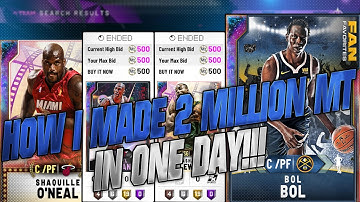 NBA2K20 - HOW I MADE 2 MILLION MT IN ONE DAY!!! HOW TO SETUP THE ENABLED FILTER!! MAKE MT FAST!!