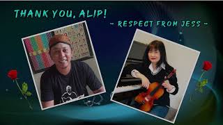 Kiss The Rain Cover – Yiruma (이루마) – Alip Ba Ta & Jess Mancuso Collab – Guitar, Violin & Piano
