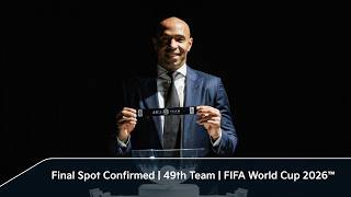 Celebrity Final Spot Confirmed | 49th Team | FIFA World Cup 2026™ Net Worth