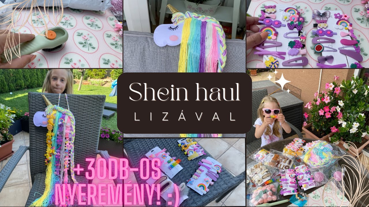 SHEIN HAUL - Lizával 🎀 + 3️⃣0️⃣db-os NYEREMÉNYJÁTÉK!!! 🟢 AKTÍV  💖💖