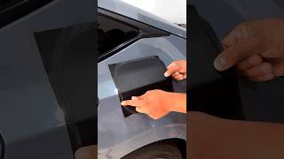 Vinyl wrapping gas door. #car #honda #short #shortvideo #reels #youtubeshorts #new #fyp #viral #diy