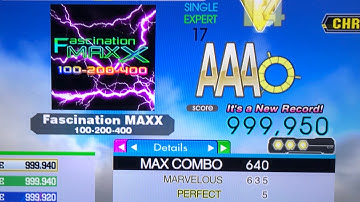 Fascination Maxx ESP (17) 5p PFC 999,950 World Record [DDR Ace]
