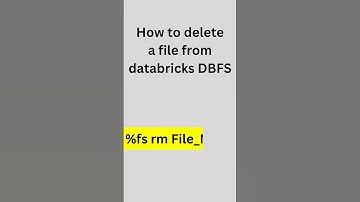 delete file from databricks DBFS