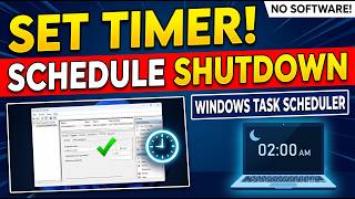 How to Automatically Shut Down Windows 10/11 at a Specific Time (Easy Method)