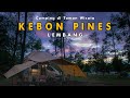 17 camping di kebon pines cikole lembang  campervan  keindahan taman wisata di malam hari