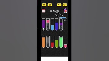 Water Sort Level 23 #watercolour #watergame #watersortpuzzle #games #puzzle #braingames