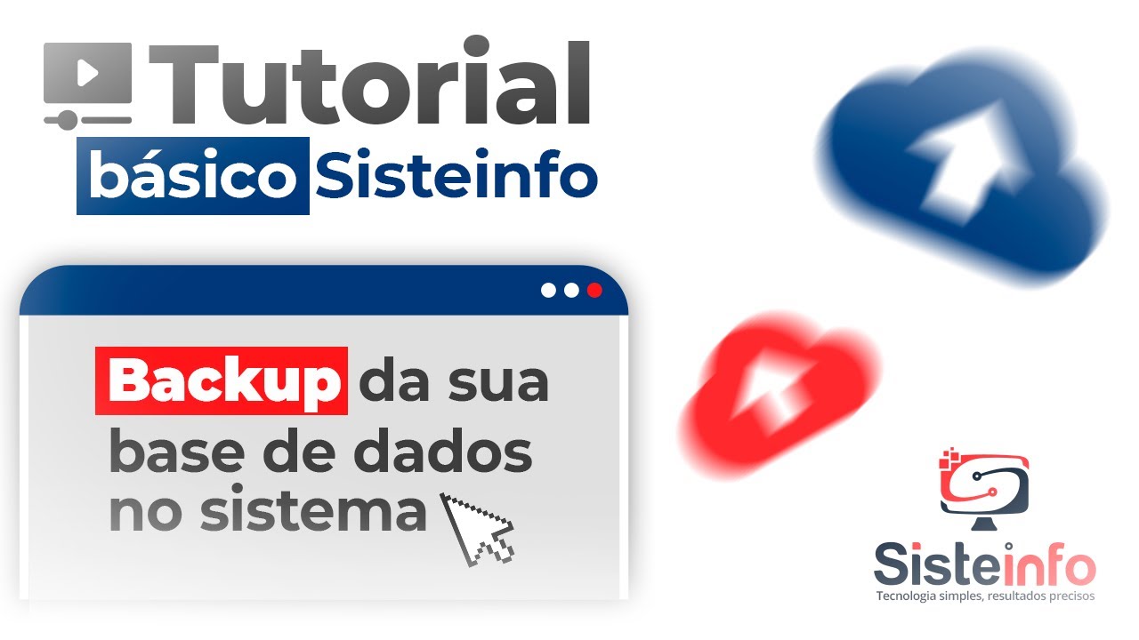 TUTORIAL SISTEINFO | Veja como é fácil salvar a sua base de dados com o nosso sistema!