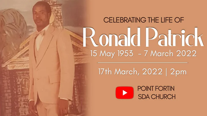 In Loving Memory of Mr. Ronald Patrick || Thursday...