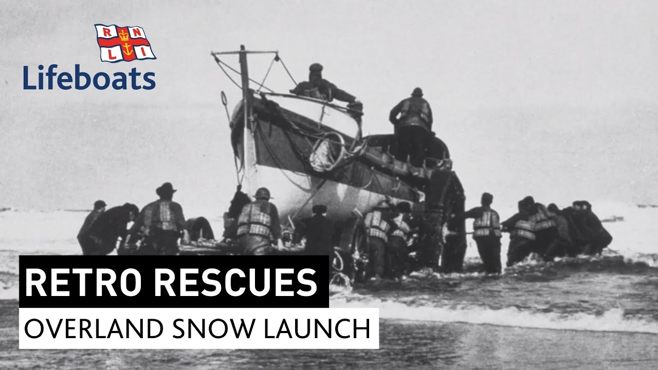 Historic overland lifeboat launch