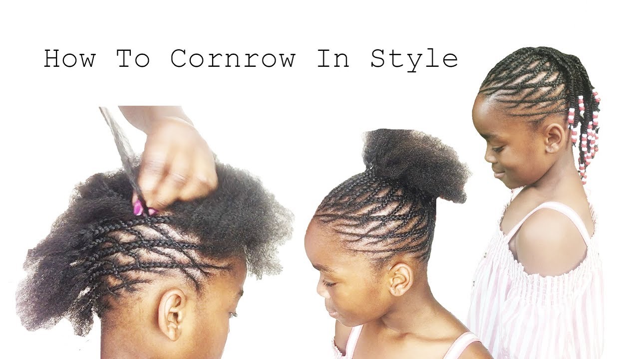 How To Cornrow In Style! QUICK SIMPLE Method!