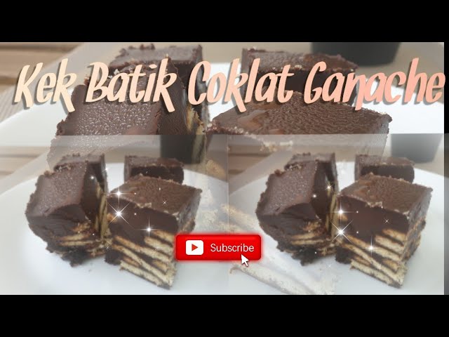Kek Batik Coklat Ganache Resepi Che Nom Selamat Mencuba Youtube