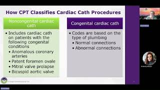 HCGTV: Webinar Snippet - Congenital vs  Noncongenital Cardiac Cath Coding Which CPT Codes Apply