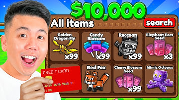 $1 VS $10,000 Grow a Garden ACCOUNT…