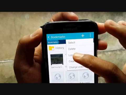 bookmark sorter samsung