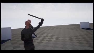 UE5 Character Physics - Mouse controlled sword swing