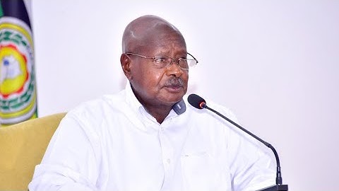 Museveni stings European Union (arrogant actors) Parliament in his African Energy Week speech 🇿🇦