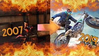 Evolution of "Inferno" Tracks in Trials Games (2007 - 2019)