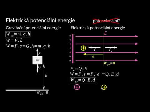 Video: Rozdíl Mezi Elektrickým Potenciálem A Elektrickou Potenciální Energií