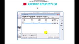 Module -2(Creating Recipients List)CH-4USING MAIL MERGE