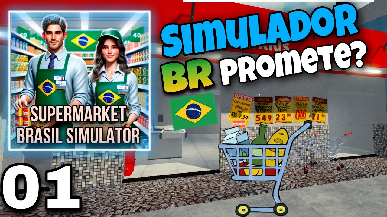 NOVO SIMULADOR BR / SUPERMARKET BRASIL SIMULATOR # ...